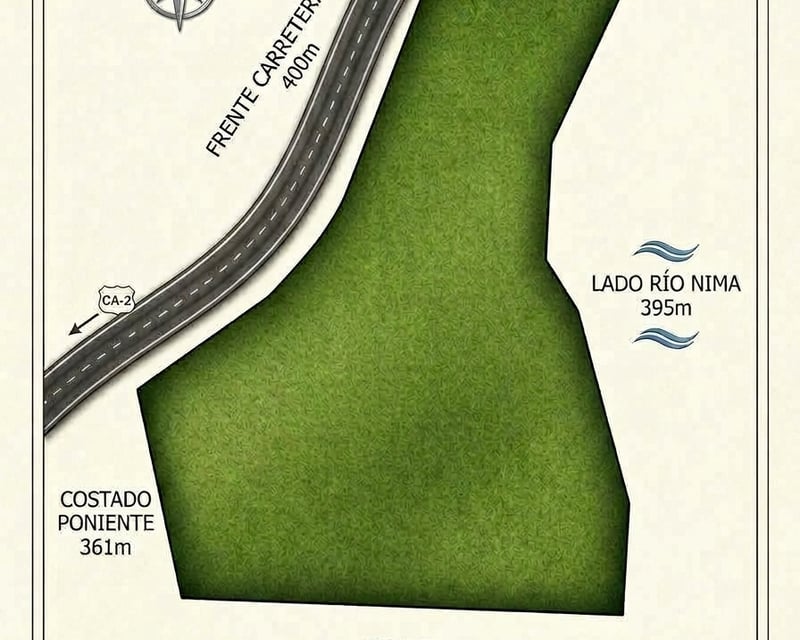 OPORTUNIDAD DE INVERSION 11.82 MANZANAS SOBRE CA-2 MAZATENANGO 