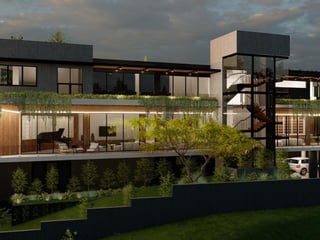 Casa minimalista en venta KM 10.5 CAES 6 habs y gimnasio Ref-5653 - 3