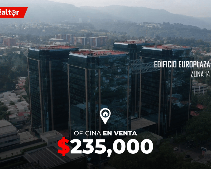 Oficina en venta Ejecutiva Amueblada en Europlaza Zona 14