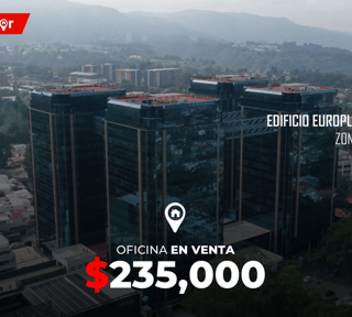 Oficina en venta Ejecutiva Amueblada en Europlaza Zona 14