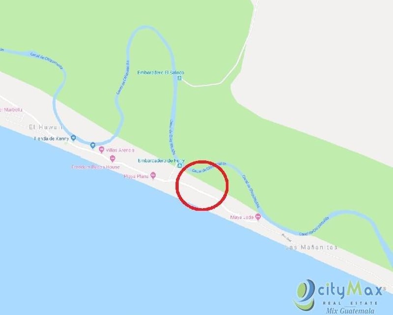 Terreno en Venta en la Playa cerca de Monterrico