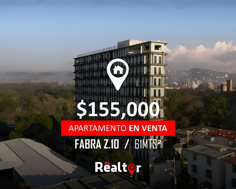 Apartamento en Venta en Edificio Fabra, zona 10