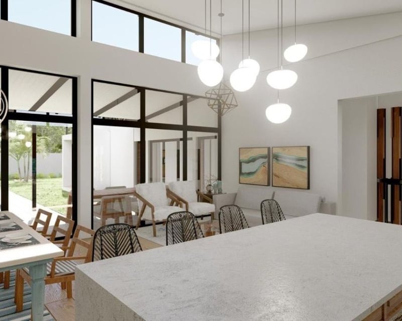 Casa en construcción en venta en Condominio exclusivo con salida al mar