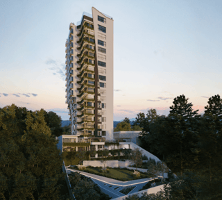 En venta Apartamento con Jardín en la Zona 15 en Planos