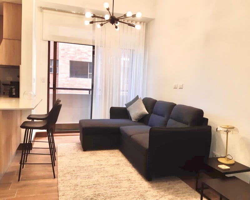 Apartamento amueblado de 1 habitación en alquiler zona 10, Salvattore 