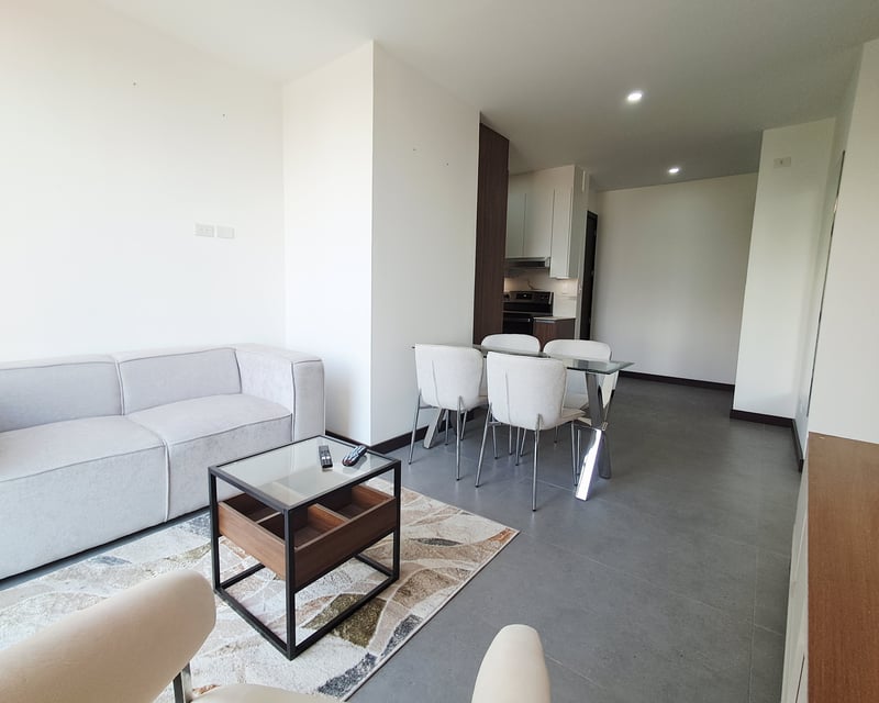 APARTAMENTO AMUEBLADO PARA ESTRENAR EDIFICIO ARLES 57MTS2,  2 DORMITORIOS, ZONA 15