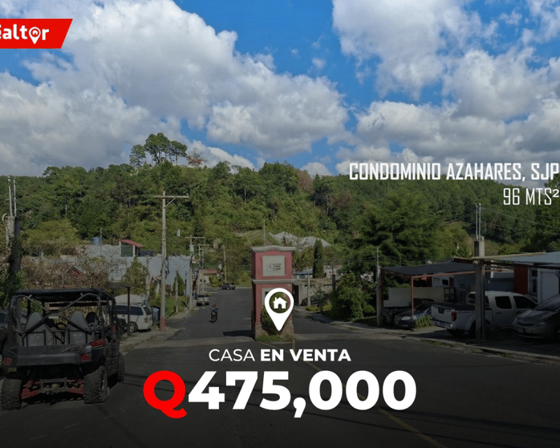 Casa en Venta en Condominio Azahares, San José Pinula