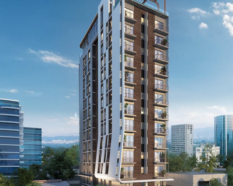 Apartamento en Bonadíez Zona 10 de 2 habitaciones con ingreso independiente