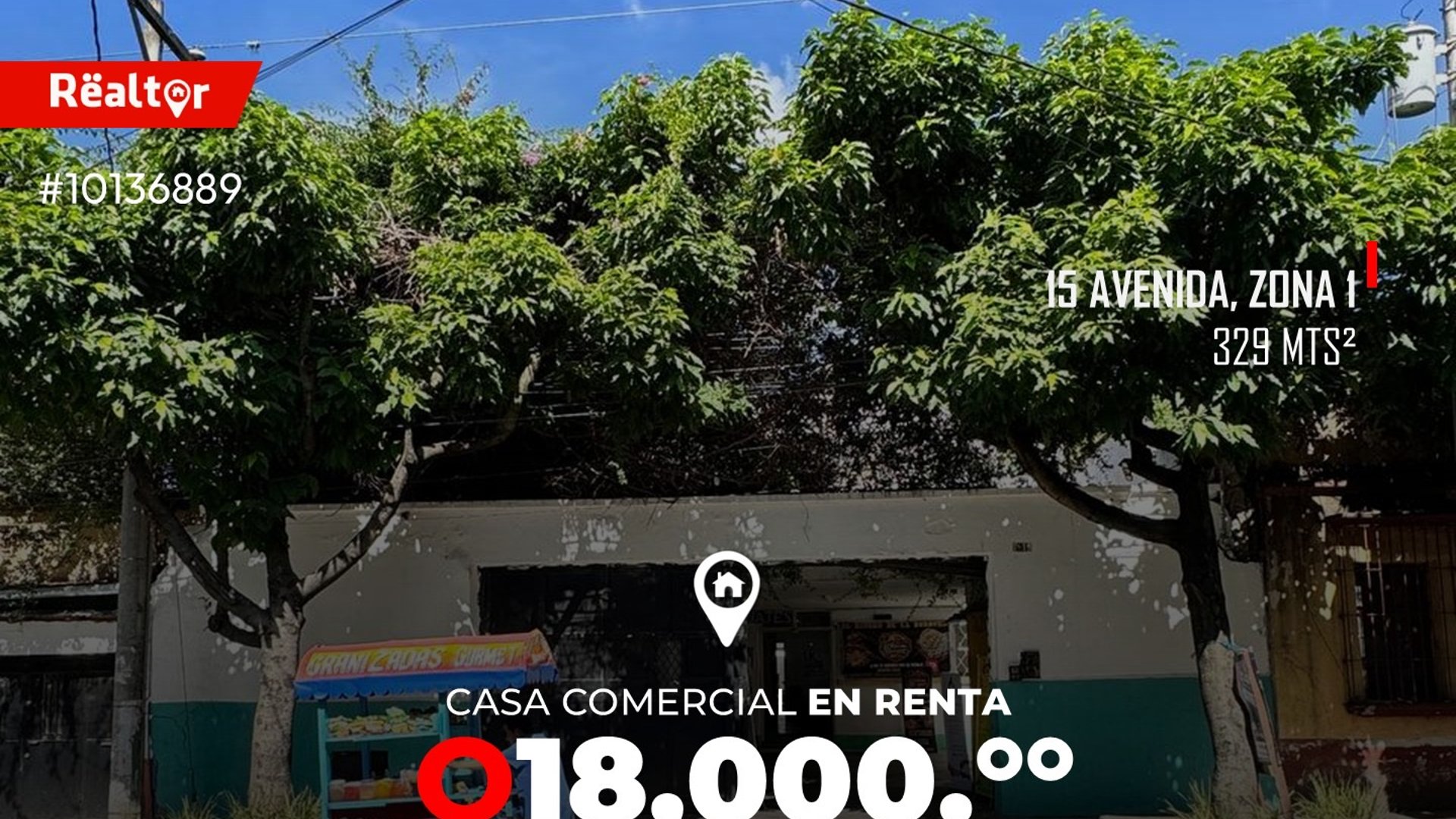 Casa comercial en renta en 15 avenida zona 1
