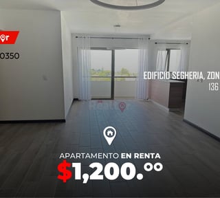 Apartamentos en renta en Edificio Segheria zona 14