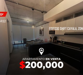 Apartamento en venta en edificio shift cayala zona 16