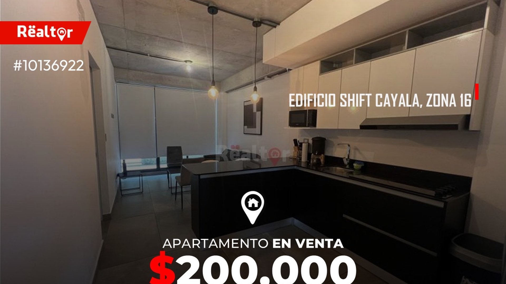 Apartamento en venta en edificio shift cayala zona 16