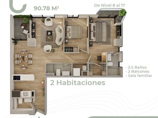Apartamento en Construcción en la Zona 15 en Venta - 4