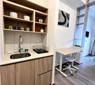 Apartamento amueblado tipo loft - 1 habitacion zona 13 Ref-5604