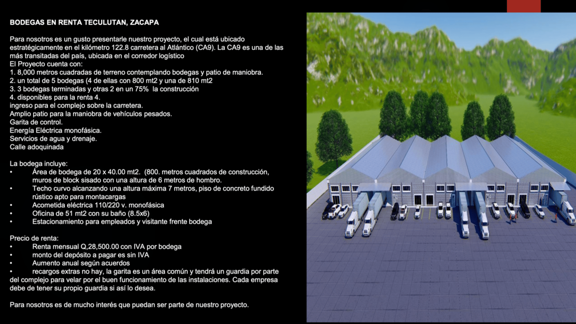 Bodegas en Renta en Zacapa - Miniatura 4