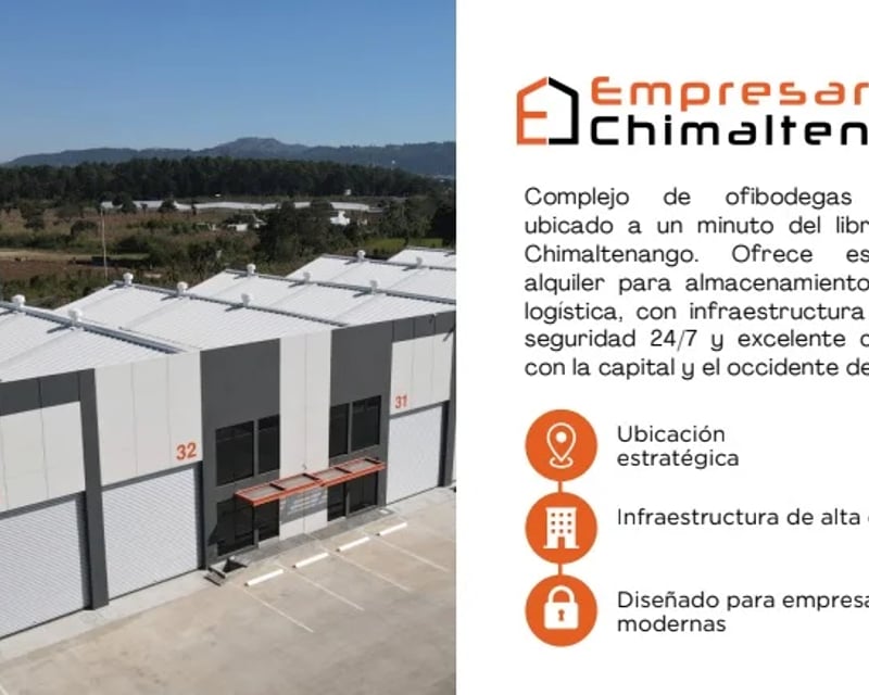 Bodegas en alquiler en Chimaltenango
