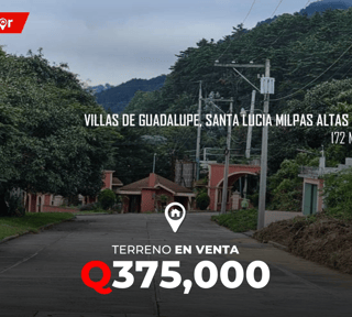 Terreno en Venta en Villas de Guadalupe, Santa Lucía Milpas Altas, Sac