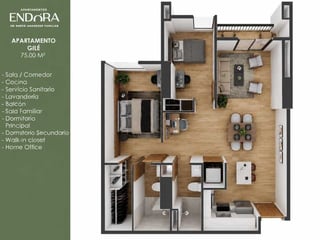 APARTAMENTO EN VENTA 📍 Edificio Endora, zona 11 - 2