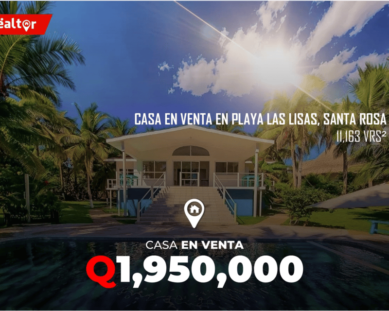 Casa en Venta en Playa Las Lisas, Santa Rosa