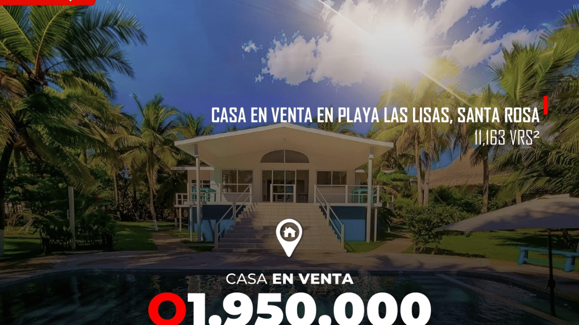 Casa en Venta en Playa Las Lisas, Santa Rosa