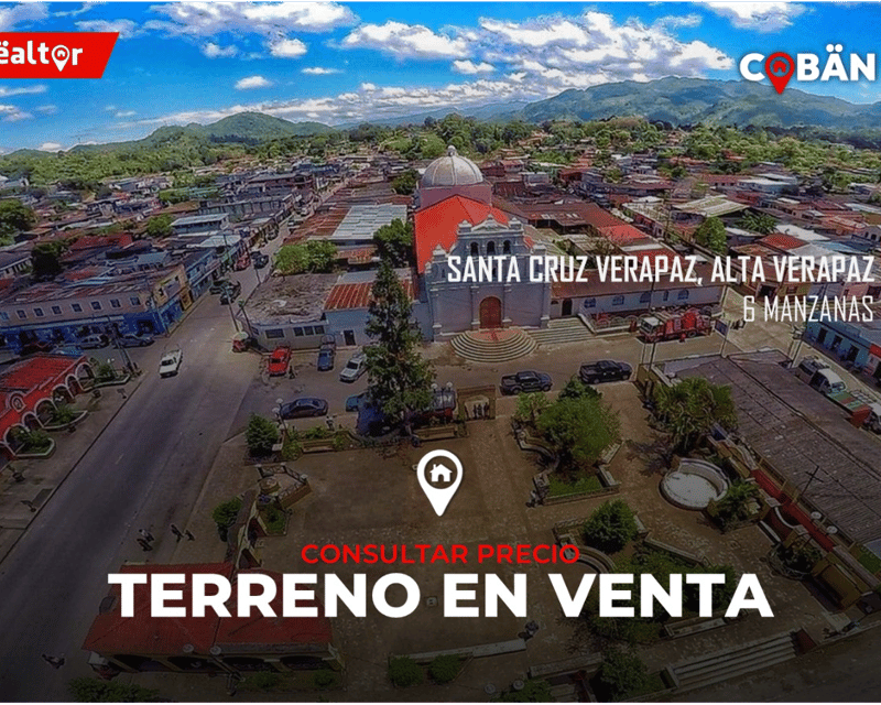 Terreno en Venta en Santa Cruz Verapaz, Alta Verapaz