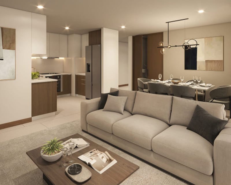 Pre-venta de apartamento en zona 10 de 3 Habitaciones