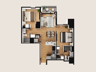 Apartamento en VENTA en zona 10 - 2