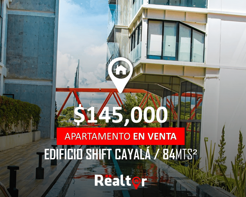 Apartamento en venta en Edificio Shift Cayalá, zona 16