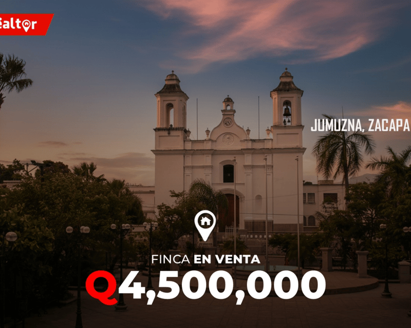 Finca en venta en Jumuzna Zacapa