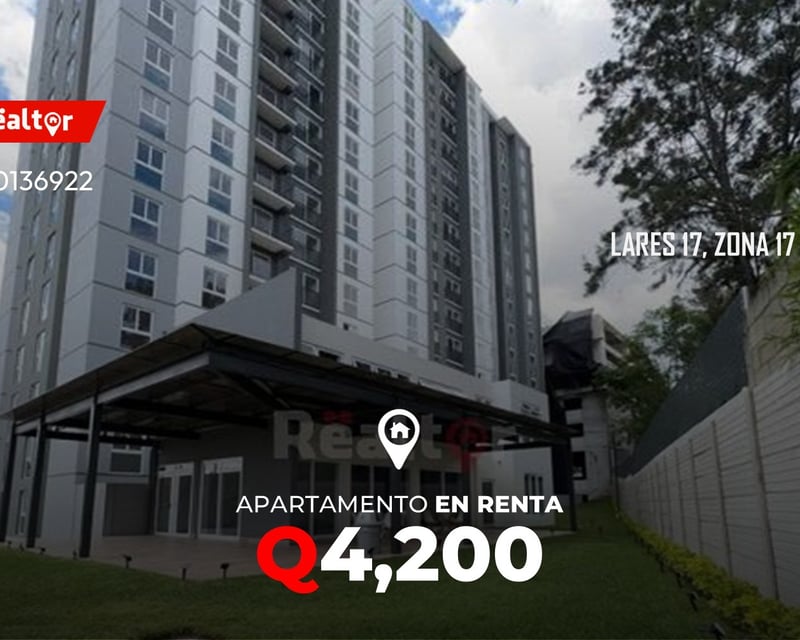 Apartamento en renta en Lares 17 zona 17