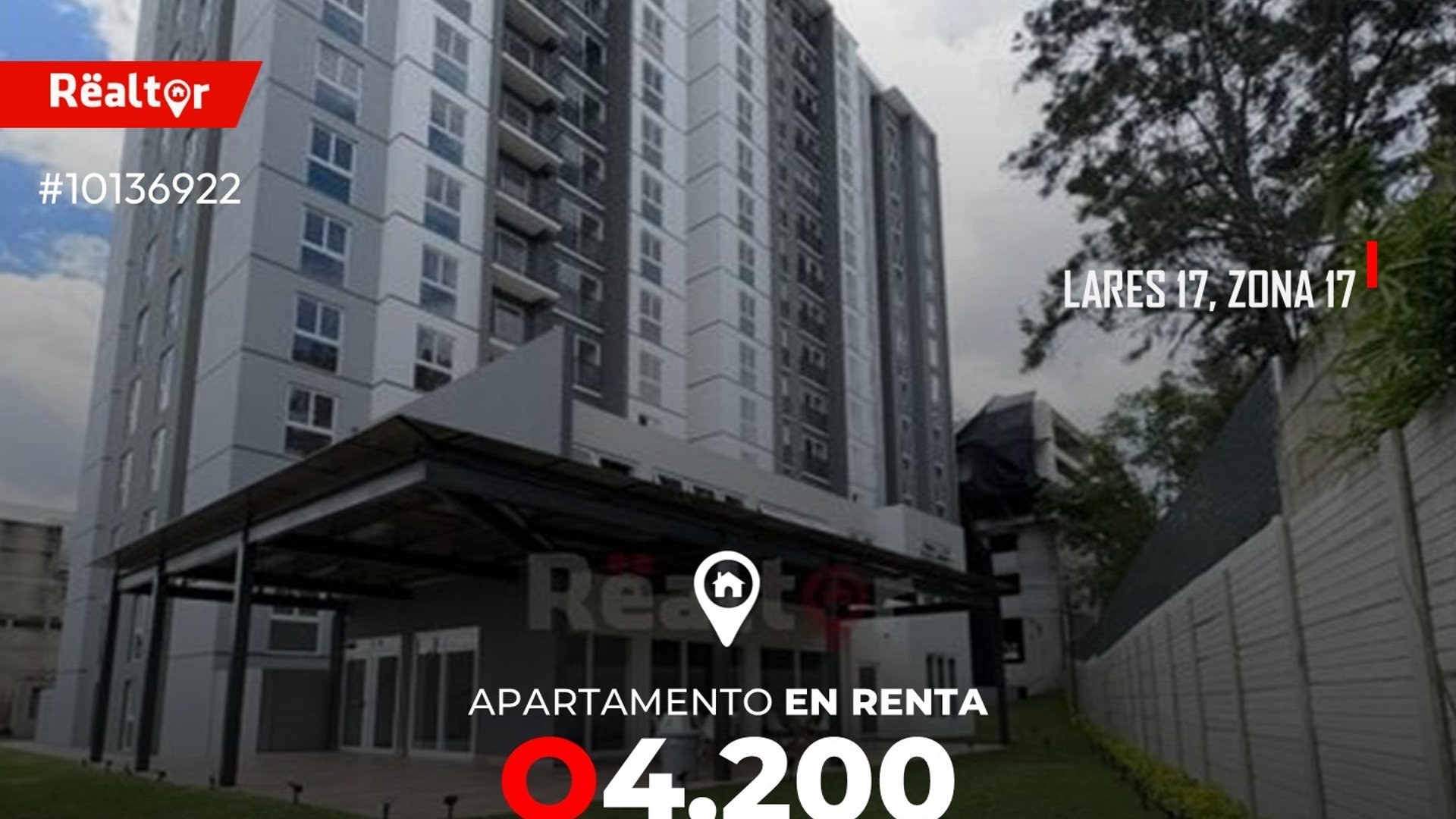 Apartamento en renta en Lares 17 zona 17