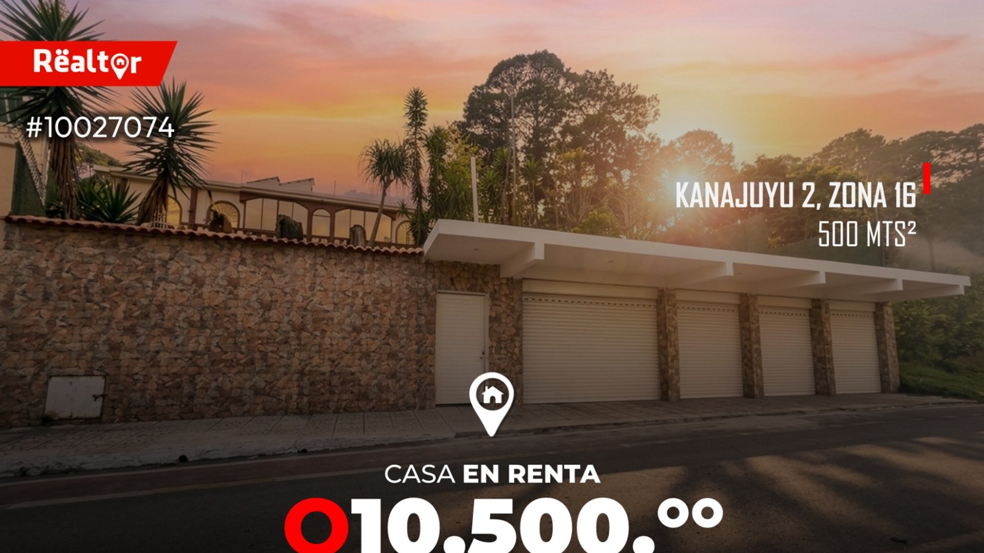 Casa en renta en Kanajuyu 2 zona 16