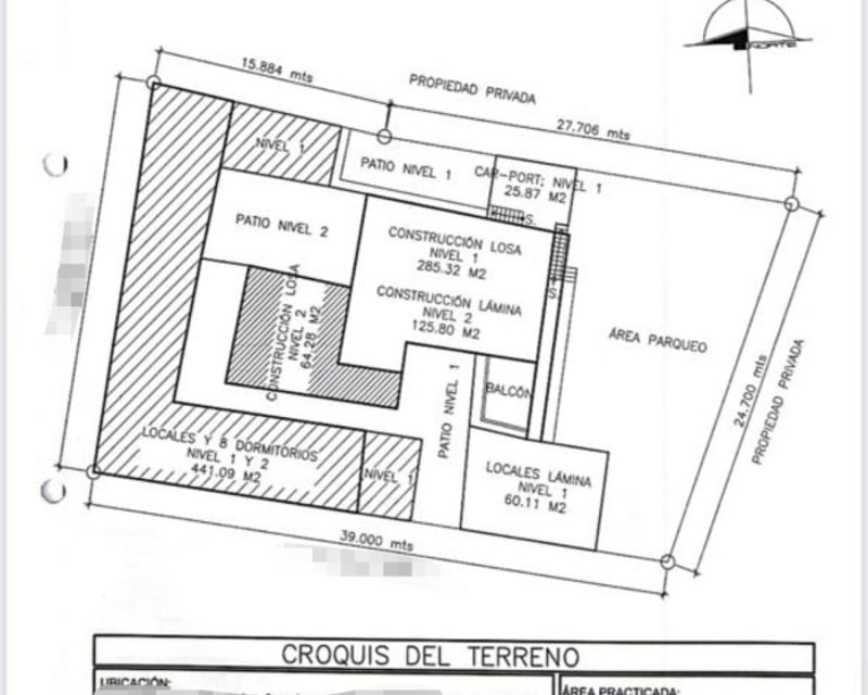 Casa comercial o terreno en venta centro de Chiquimula
