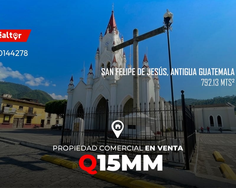Propiedad Comercial en venta San Felipe de Jesús, Antigua Guatemala