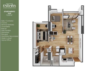 📍 APARTAMENTO EN VENTA – 2 HAB + TERRAZA 58 M² | ENDORA | ZONA 11 - 5