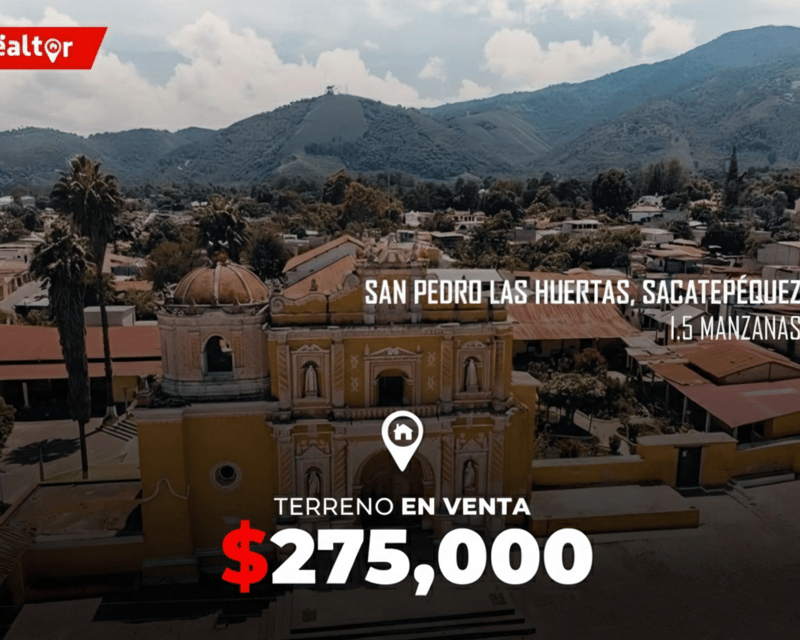 Terreno en Venta en San Pedro Las Huertas, Sacatepequez