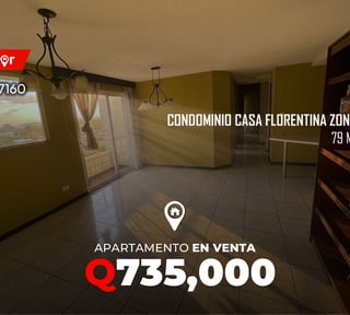 Apartamento en venta en condominio Casa Florentina zona 17