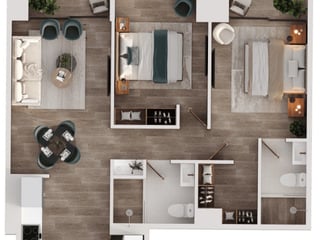 Apartamentos en Planos en venta  en Zona 11 Mariscal - 4