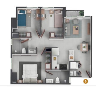 Apartamento en renta en Parque San Jorge, Zona 11
