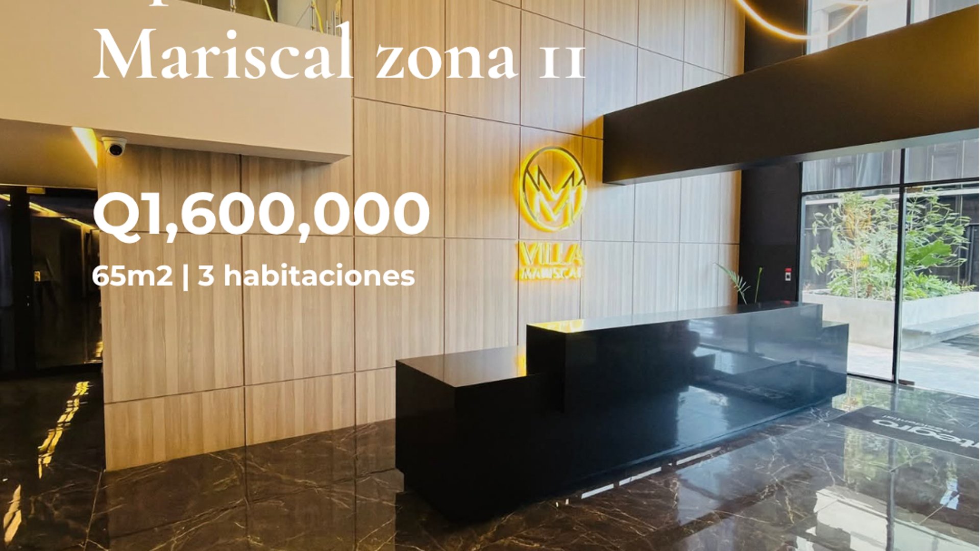 APARTAMENTO EDIFICIO VILLA MARISCAL 65 MTS2, 3 DORMITORIOS, ZONA 11