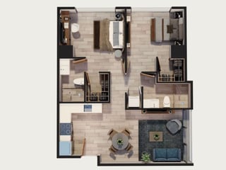📍 APARTAMENTO EN VENTA – 2 HAB | EDIFICIO CASSIA | ZONA 15 VH1 - 5