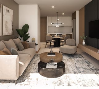 Apartamento 2 habitaciones en  Pre-venta en zona 10