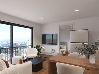 Acacias 13, apartamentos en planos de 1 habitación en zona 13 - 3