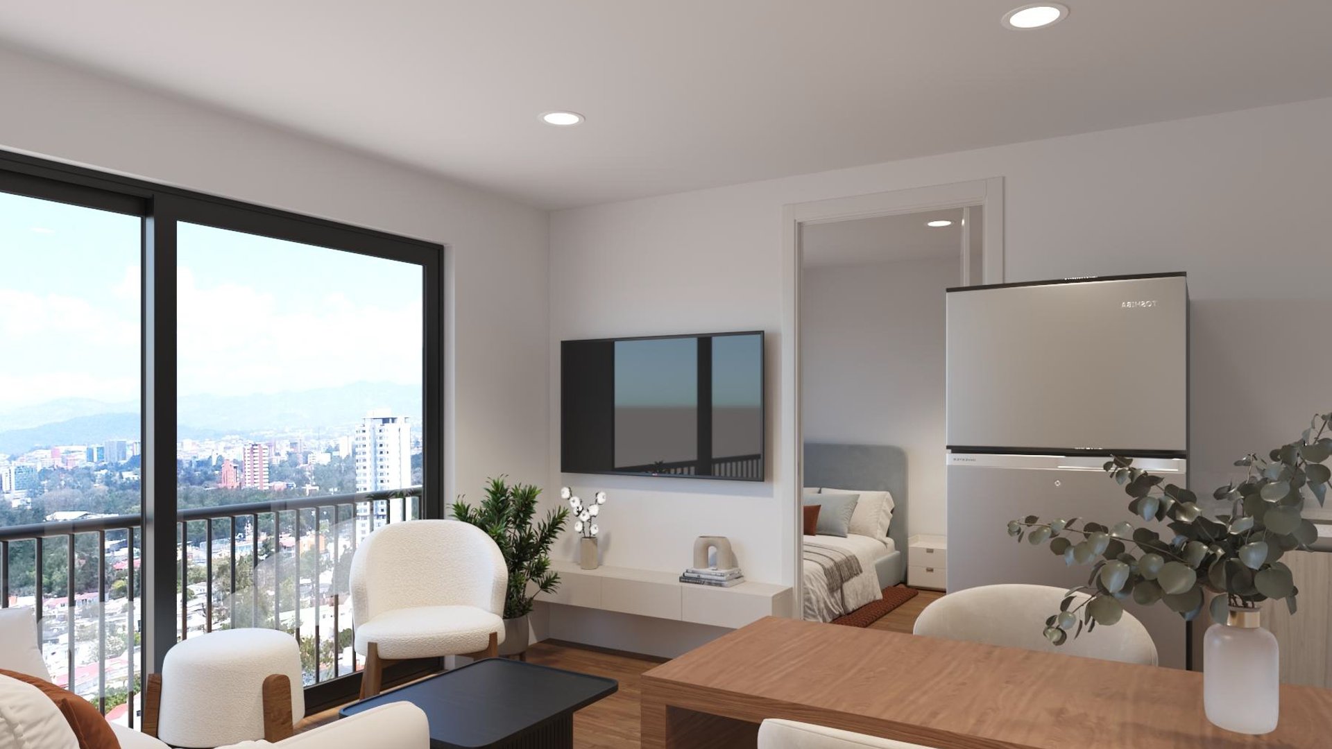 Acacias 13, apartamentos en planos de 1 habitación en, zona 13 - Miniatura 3