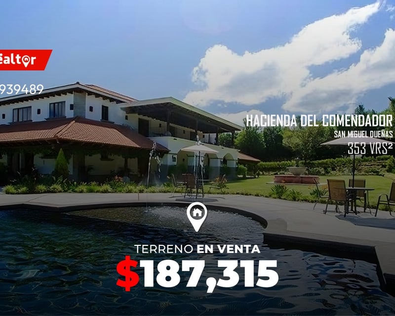 Terreno en venta en Hacienda del Comendador San Miguel Dueñas