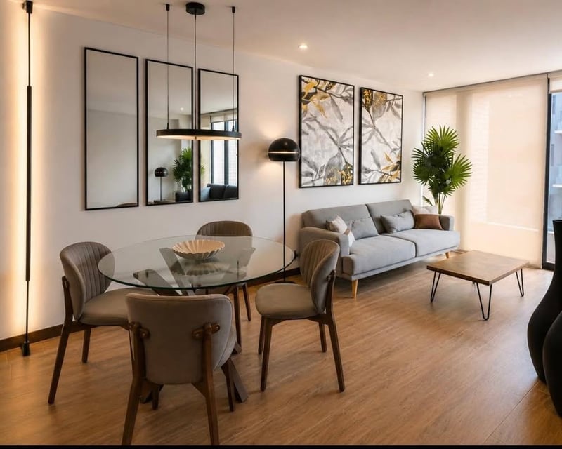 Apartamento amueblado de 2 habitaciones en alquiler Essenza zona 13