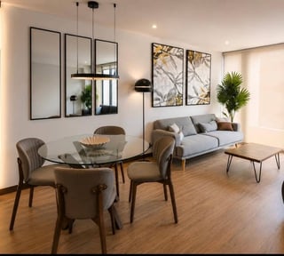 Apartamento amueblado de 2 habitaciones en alquiler Essenza zona 13