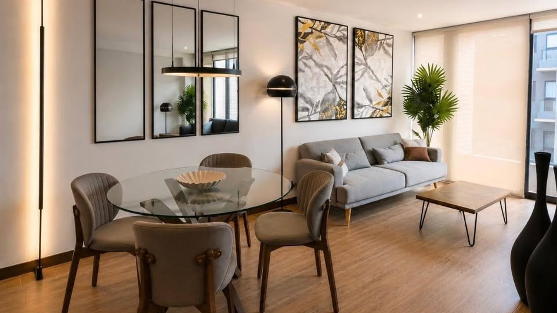 Apartamento amueblado de 2 habitaciones en alquiler Essenza zona 13