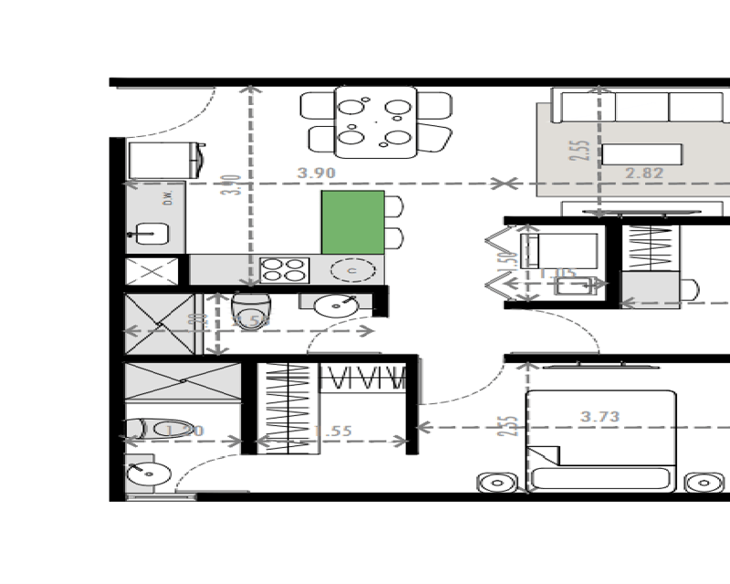 Vendo Apartamento en Edificio Rocke zona 2