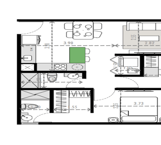 Vendo Apartamento en Edificio Rocke zona 2
